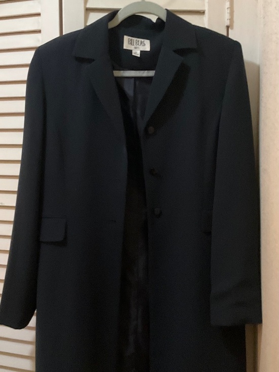 bill blass Pants - Bill Blass navy pants suit size 10 vintage